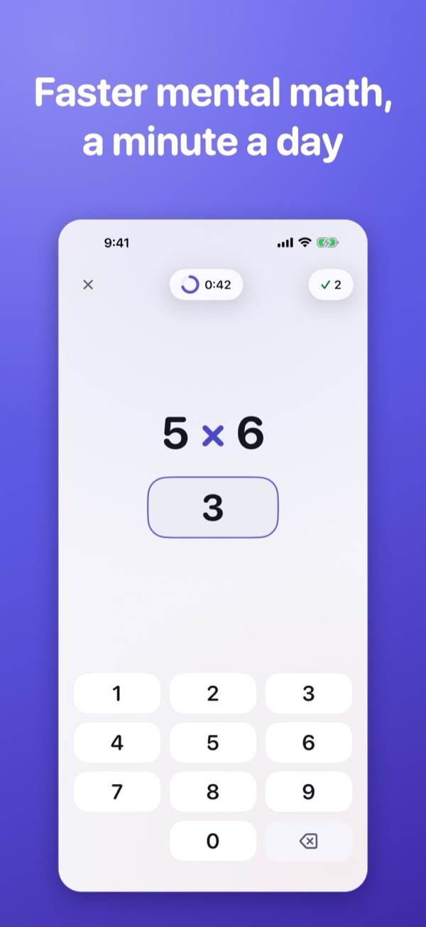 One-minute adaptive test