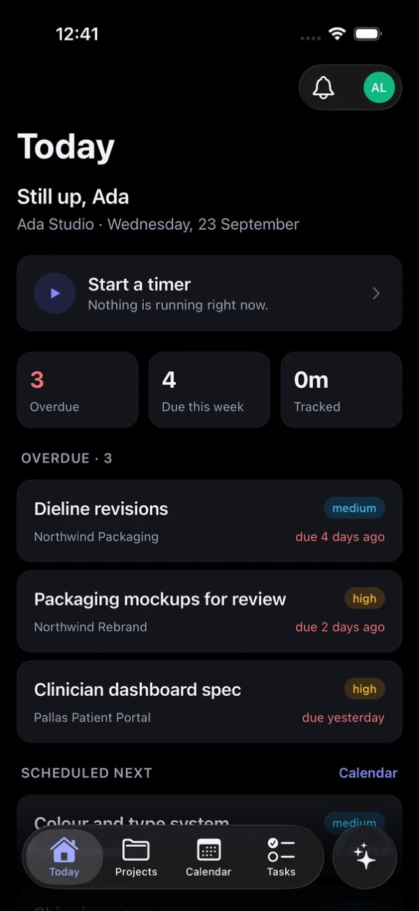 Today, on mobile
